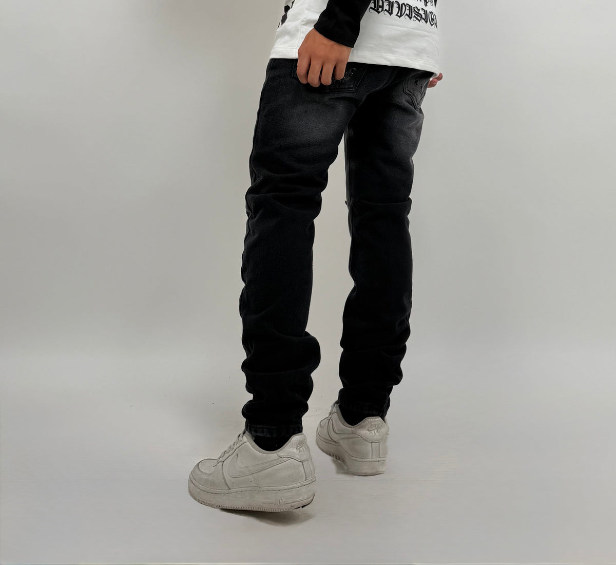 JEANS PAINT ZIP-326
