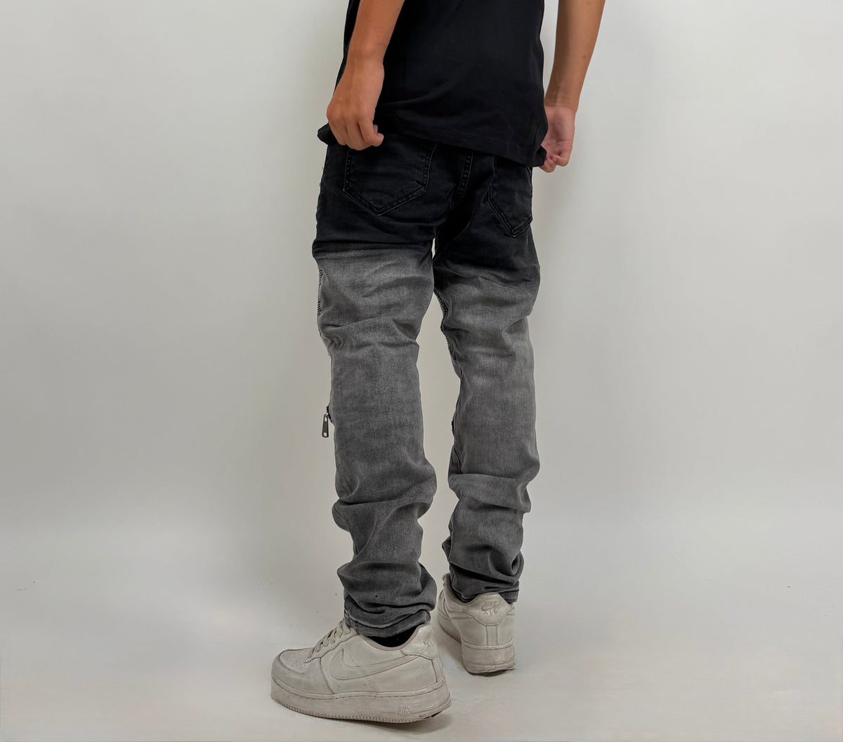 JEANS BIKER ZIP-608
