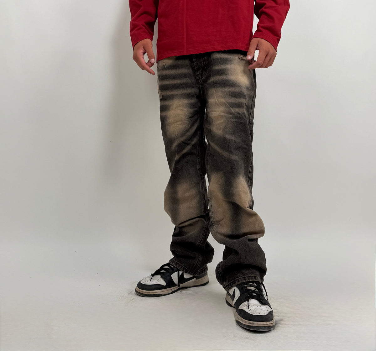 JEANS ACID WASH E-734