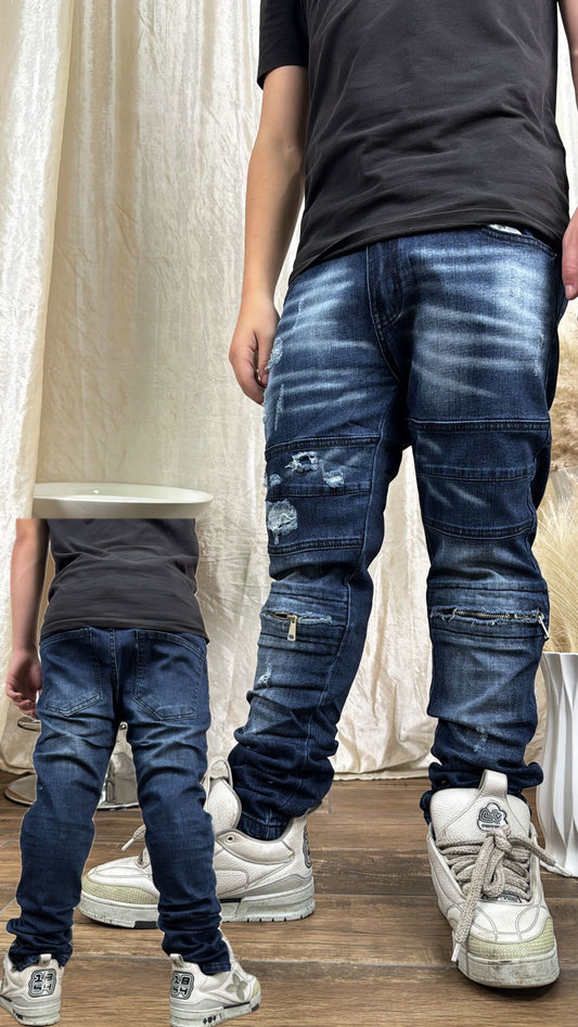 BIKER MOD* AMI** TOTAL BLUE