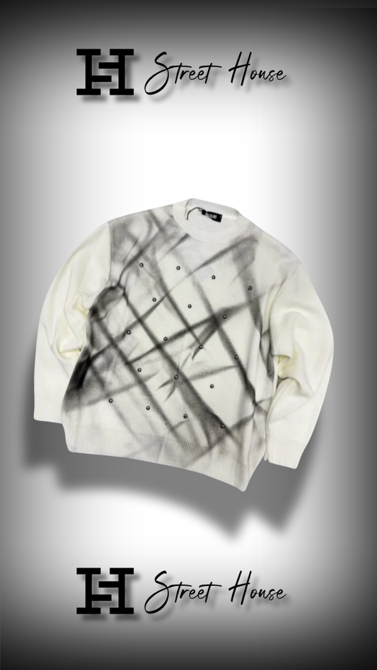 MAGLIONE SFUMATO BORCHIATO