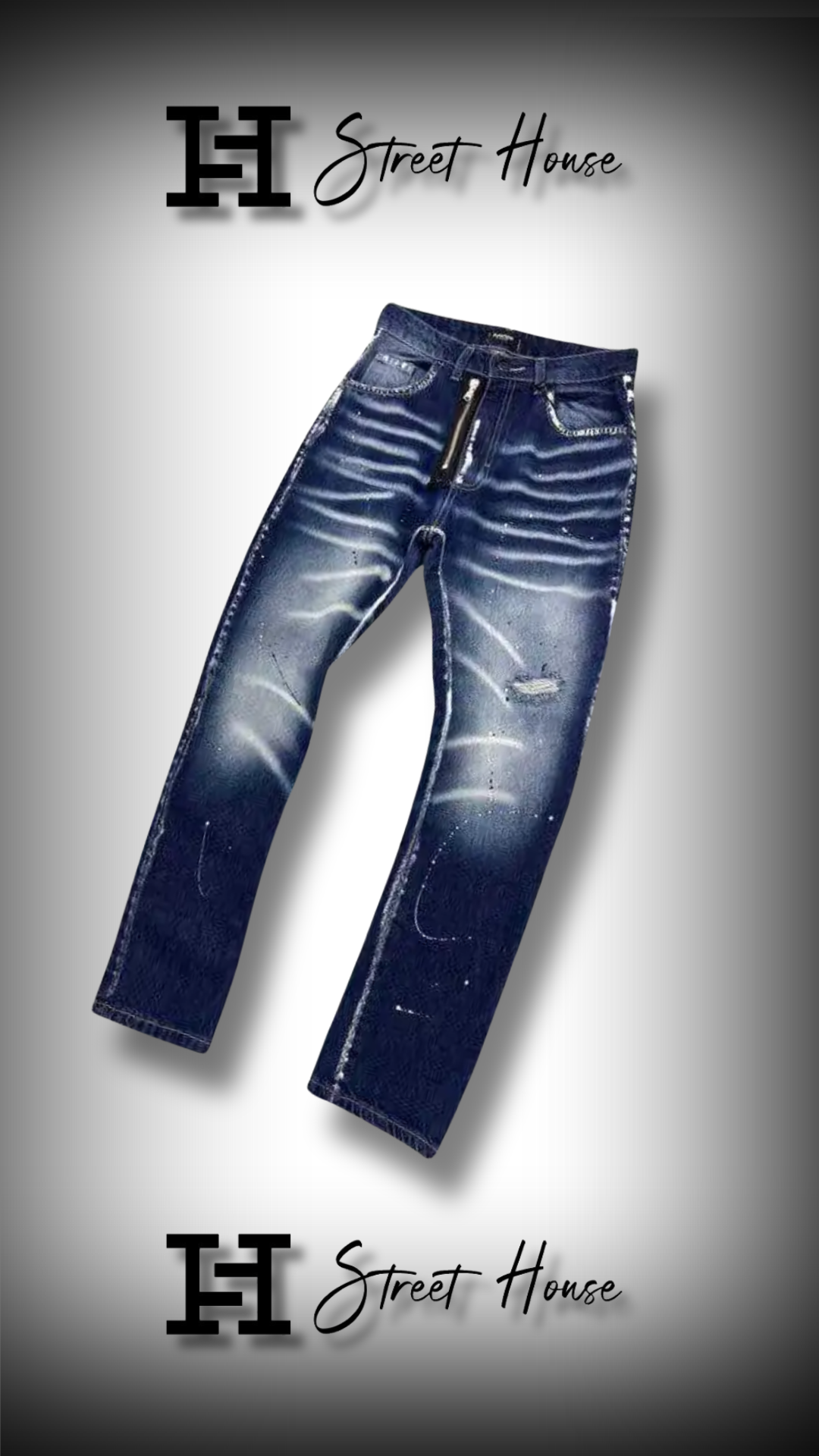 JEANS MOD D** BLU CON ZIP