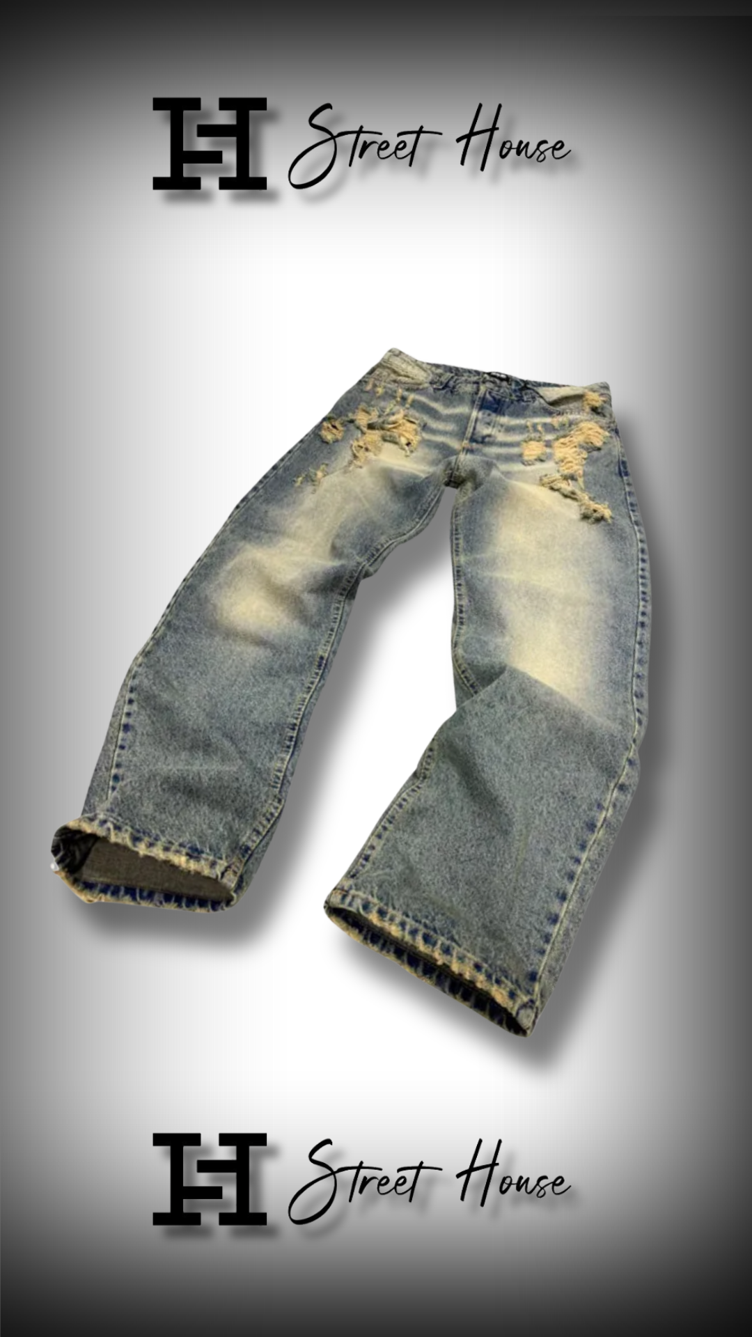 BAGGY SFRANGIATO SABBIATO