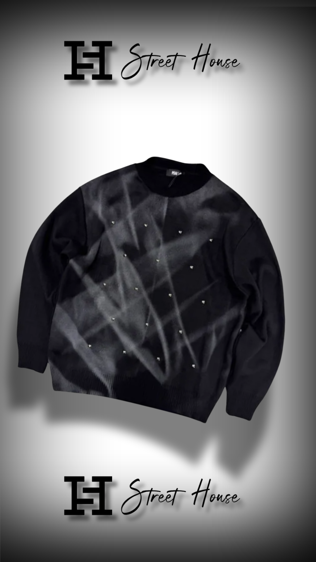 MAGLIONE SFUMATO BORCHIATO