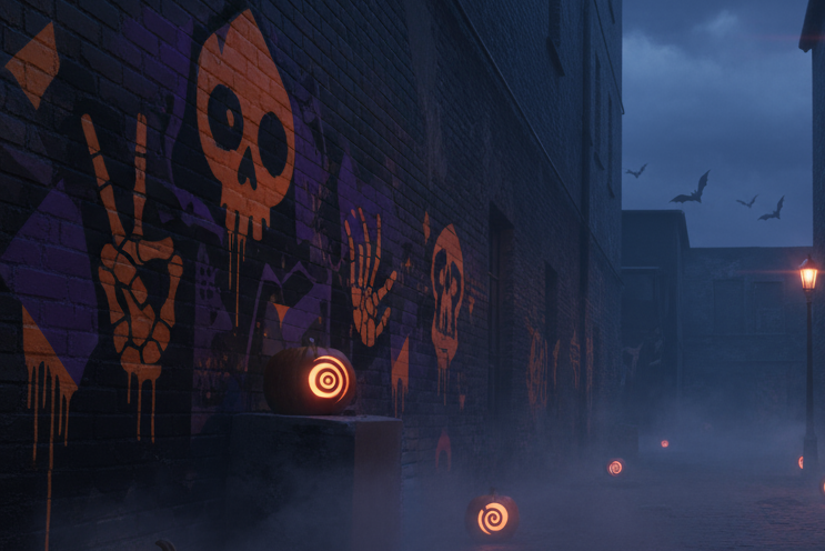 Sfondo Halloween per banner